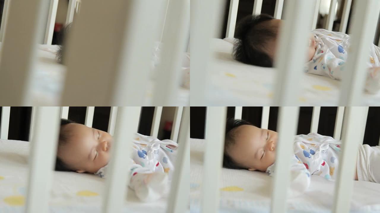 多莉: 可爱的新生婴儿睡觉