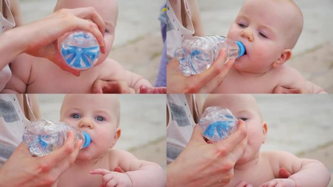 婴儿喝水