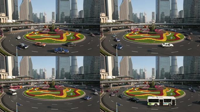 上海市中心的交通