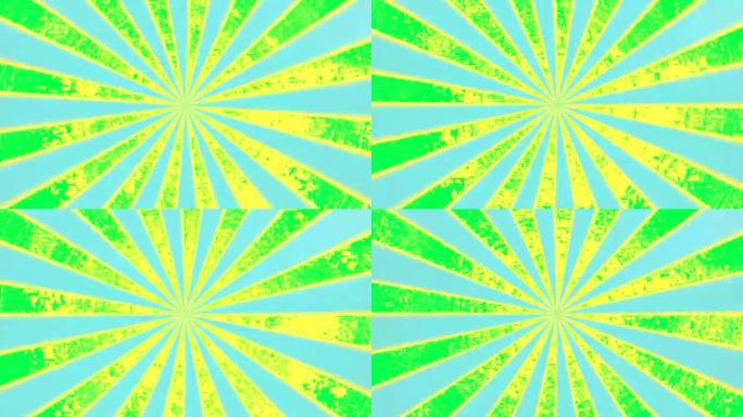 蓝色和黄色的漩涡图像。螺旋。抽象。