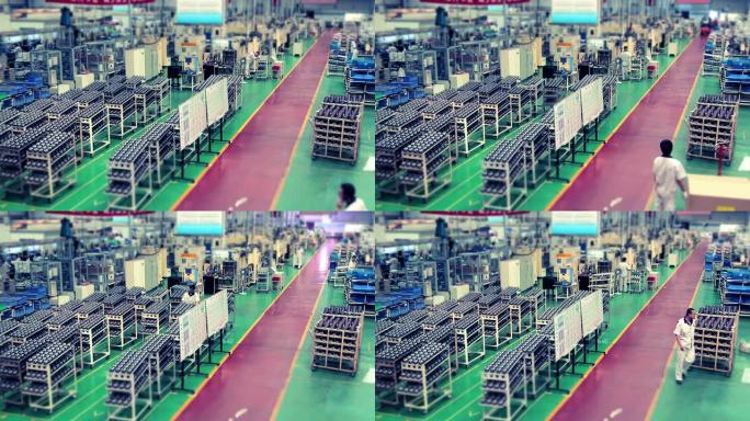 工厂仓库的工人