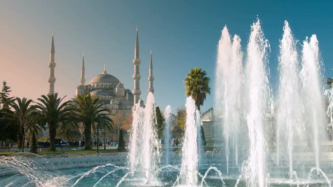 苏丹艾哈迈德/蓝色清真寺伊斯坦布尔土耳其