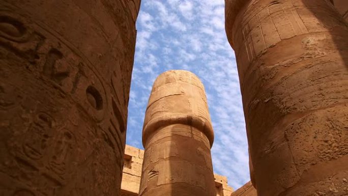 Hypostyle hall from karnak temple,卢克索埃及