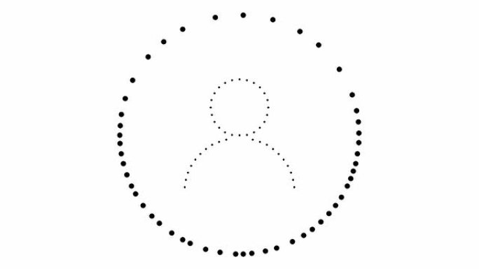 用户-女性/男性交替，纯黑点(LOOP)