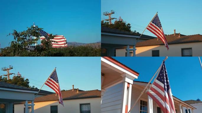 3个4K版本的美国国旗视频