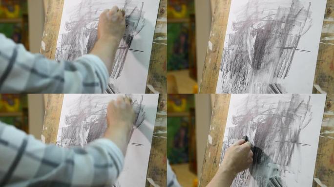 艺术家工作室绘画（高清）