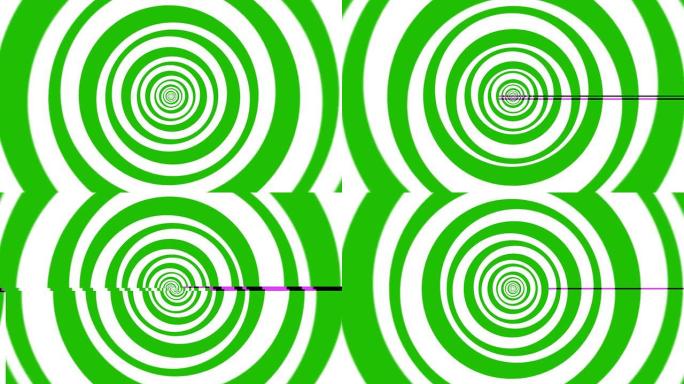 催眠、魔法、背景用绿/白转圆圈