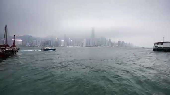 香港城市景观4k延时
