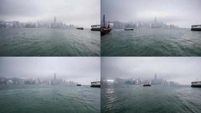 香港城市景观4k延时