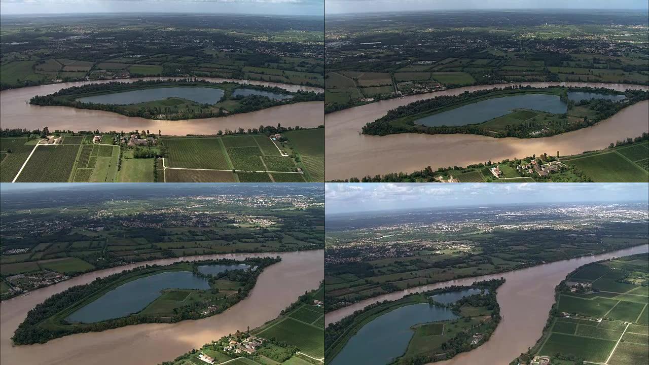 La Lande - Aerial View-Aquitaine,吉伦特省,波尔多区,法国