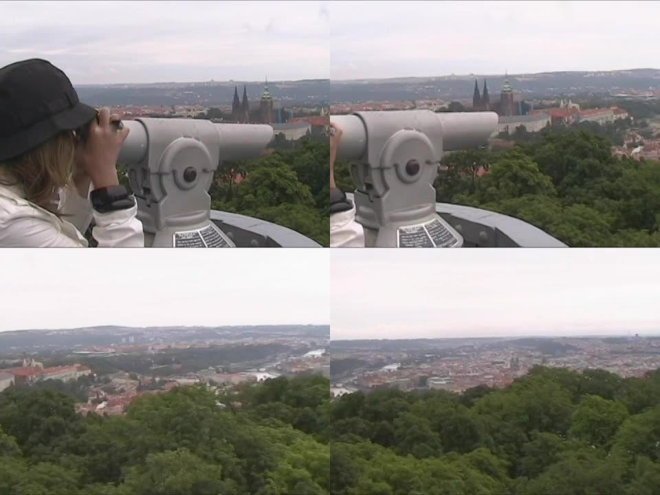 用望远镜观测布拉格