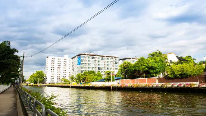 Saen Saeb canal view in Bangkok