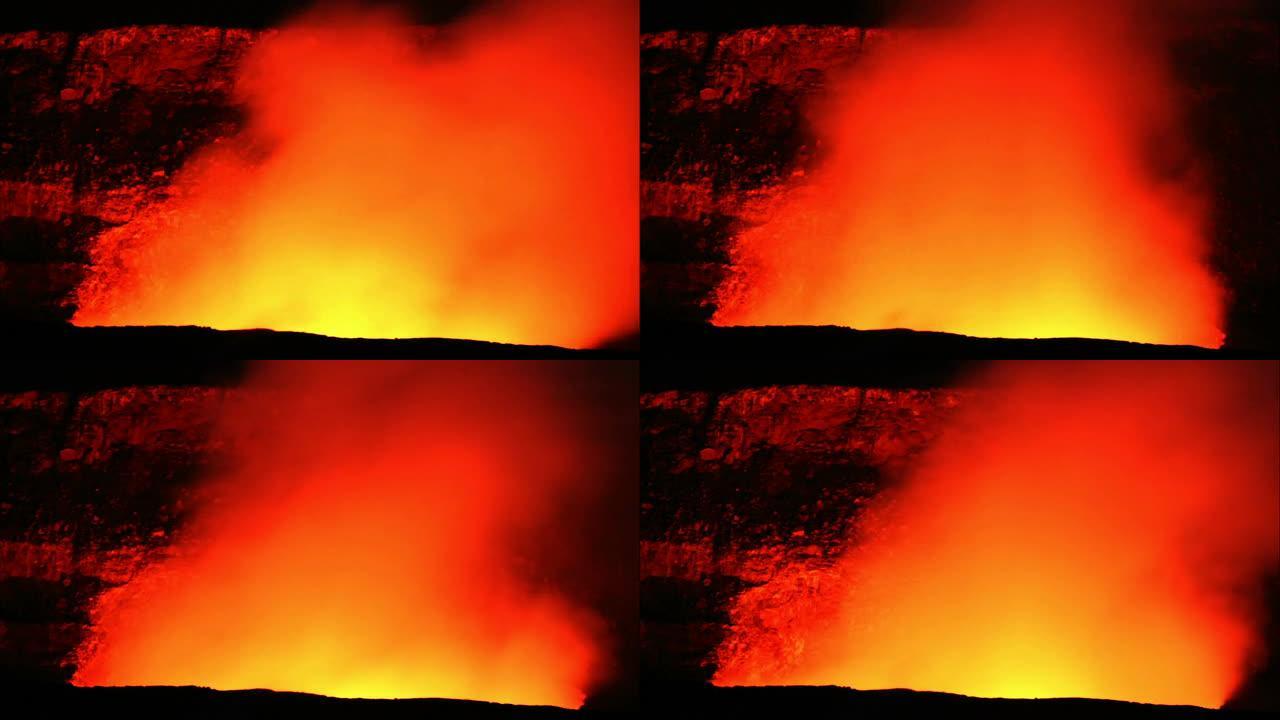 Kilauea Fumarole夜间