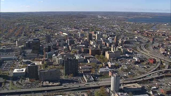 锡拉丘兹进近-鸟瞰图-纽约，奥农达加县，美国