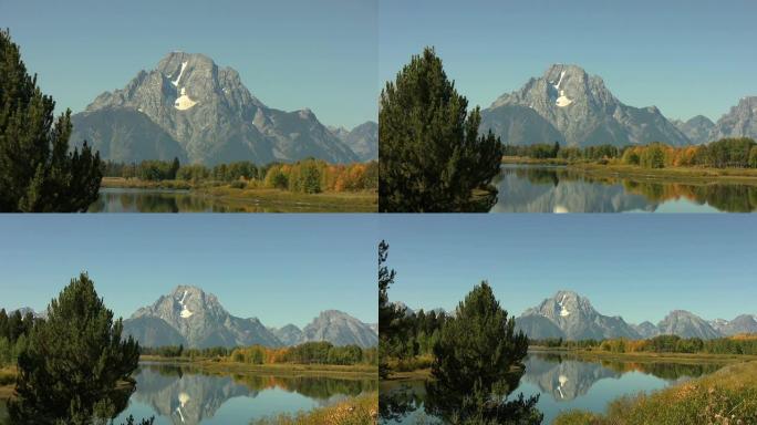 山峰胜过秋天的色彩