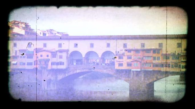 意大利佛罗伦萨的维奇奥桥。高清