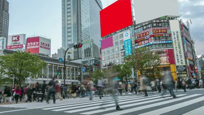 Shibuya Japan _简介_时间流逝_HD