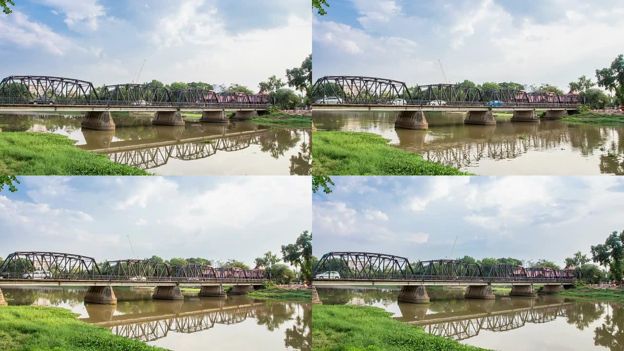 泰国清迈的一座老桥。