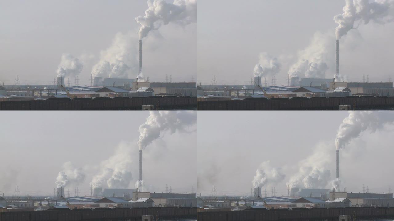 蒙古乌兰巴托电厂污染