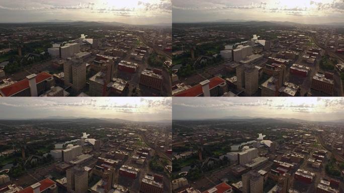 空中华盛顿斯波坎