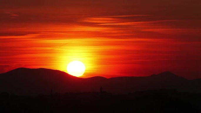 佩内德斯日落-加泰罗尼亚
