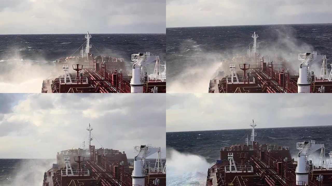 超级风暴视频素材跨境交易海洋航行