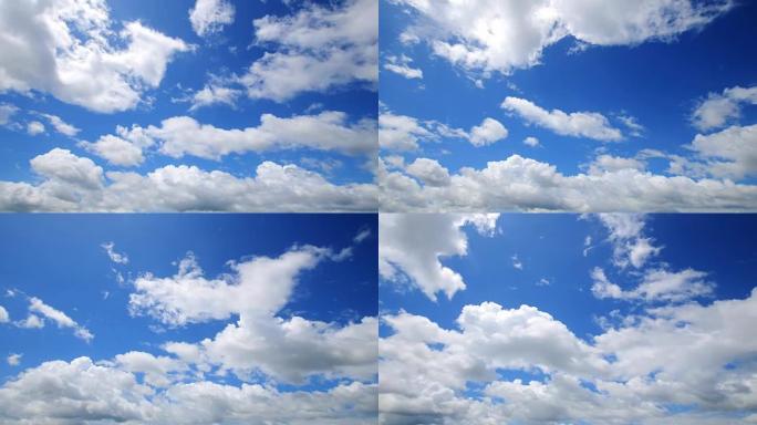 美丽的云景时光流逝