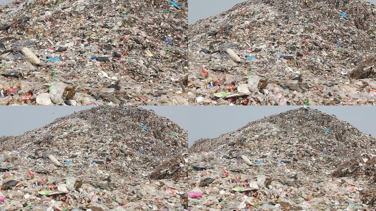 垃圾山环境保护垃圾处理回收爱护环境
