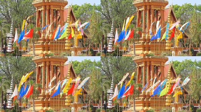 泰国北部拉那旗的移动