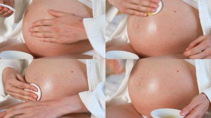怀孕期间皮肤护理腹部