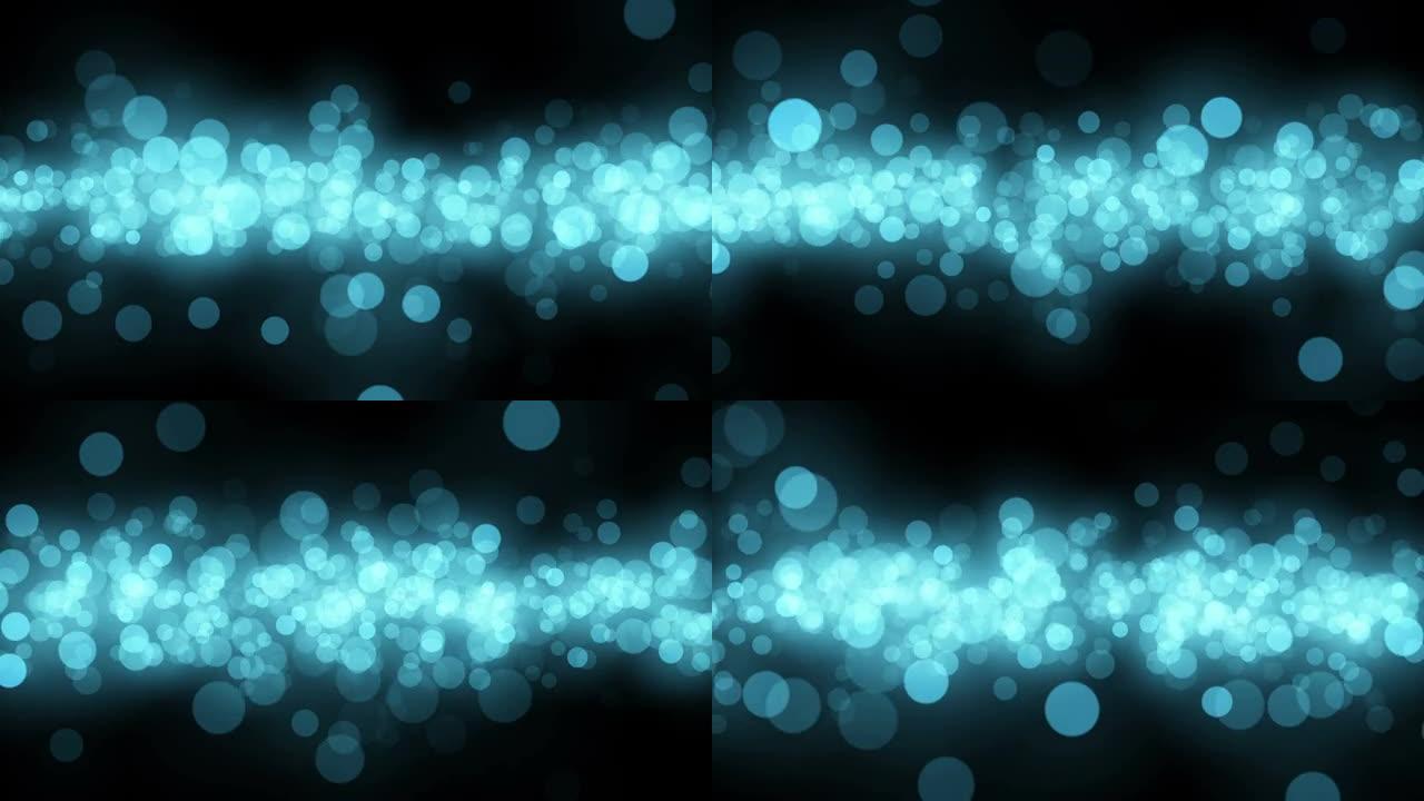 发光的蓝色粒子-可循环