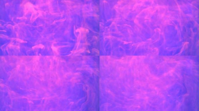 有色烟雾抽象粒子扭曲动态波浪线条