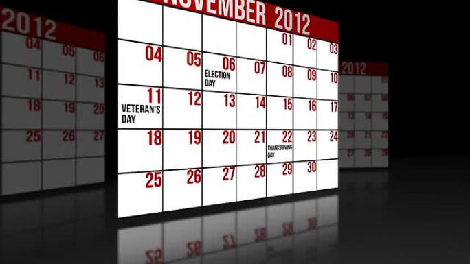 2012年10月、11月、12月