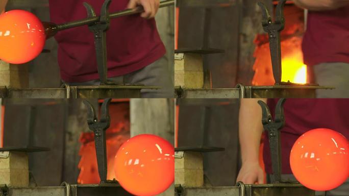 玻璃制造商用块形成热玻璃