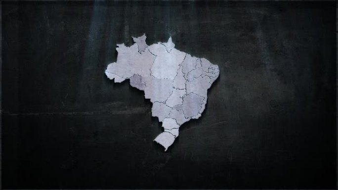 巴西地图金属