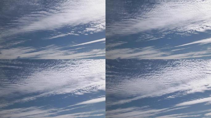 4K，天空和云的延时拍摄。日本东京