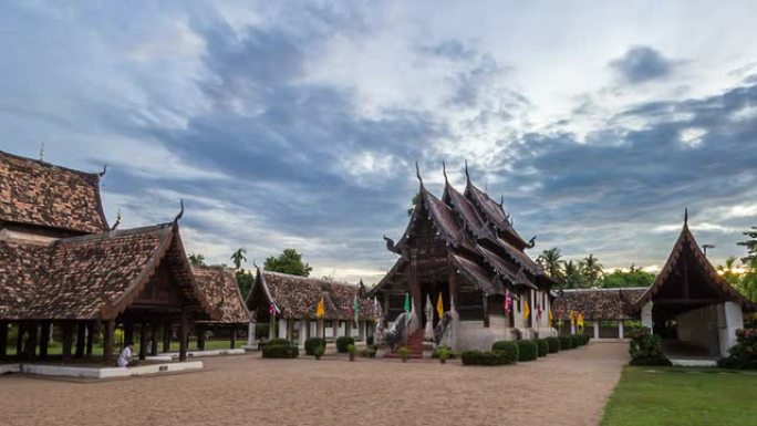 Wat Ton Kain，泰国清迈的一座古老的木制寺庙