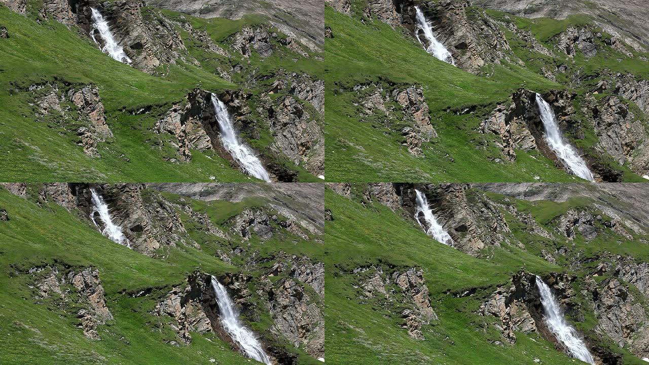 格罗斯格罗克纳瀑布；奥地利