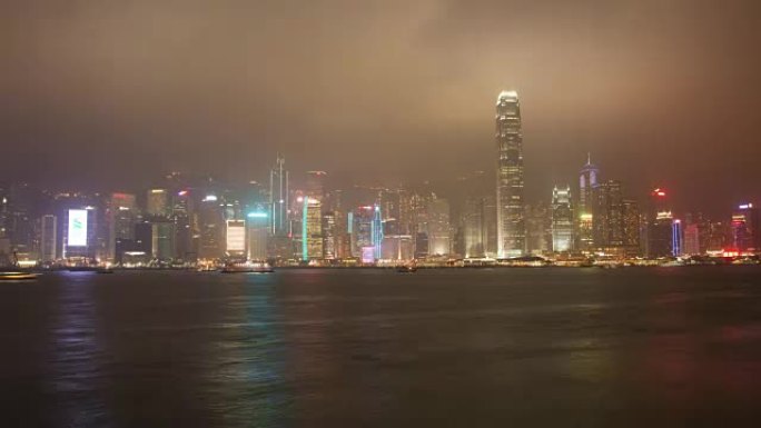 香港的灯光交响曲