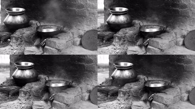 印度农村地区使用生物质能的燃木炉