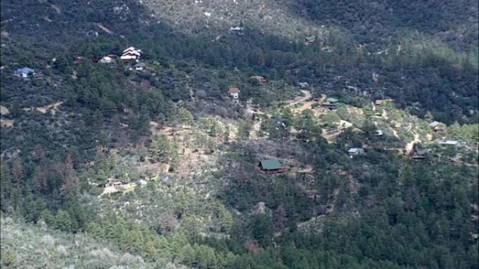 接近阿瓜弗里亚国家纪念碑-鸟瞰图-亚利桑那州，亚瓦派县，美国