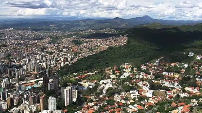 贝洛奥里藏特 (Belo Horizo nte) 摄影-空中景观-米纳斯吉拉斯州,巴西贝洛奥里藏特