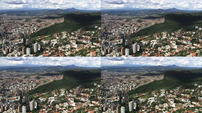 贝洛奥里藏特 (Belo Horizo nte) 摄影-空中景观-米纳斯吉拉斯州,巴西贝洛奥里藏特