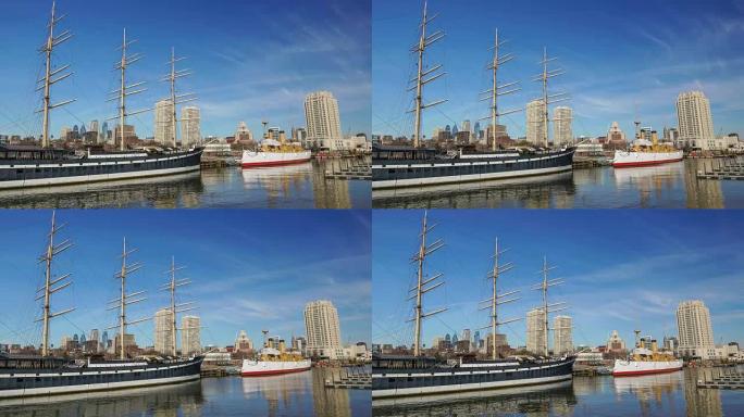 Penn Landing in old town Philadelphia, USA