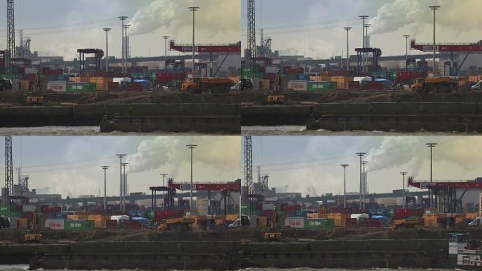汉堡港集装箱码头海运码头汉堡港口外贸易运