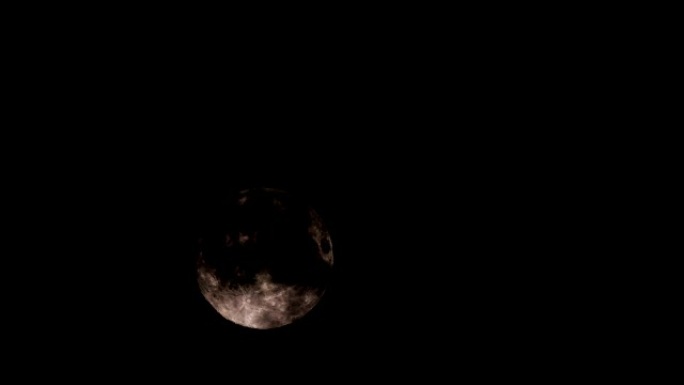 有云的月亮一轮明月中秋月夜晚拍摄