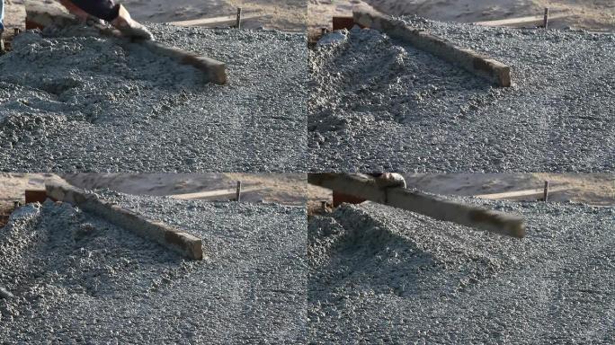 为家庭天井的追求水泥