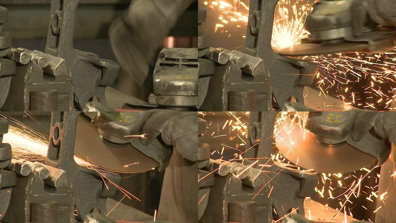 磨削钢件磨削钢件切割打磨