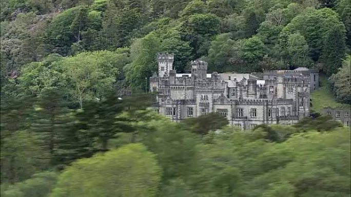 凯勒莫尔修道院-鸟瞰图-爱尔兰戈尔韦康诺特