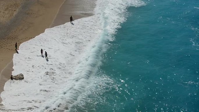 海大海航拍视频素材